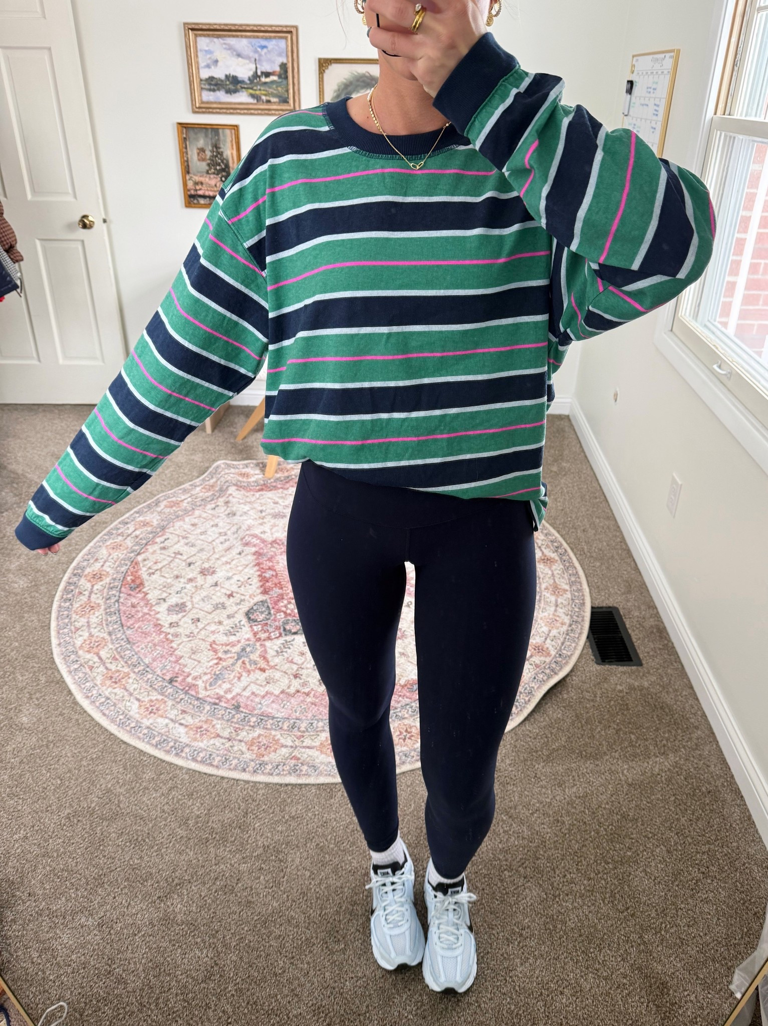 Smalls in both 🎄🩷🫐❄️ Pilates fit from yesterday!

#LTKActive