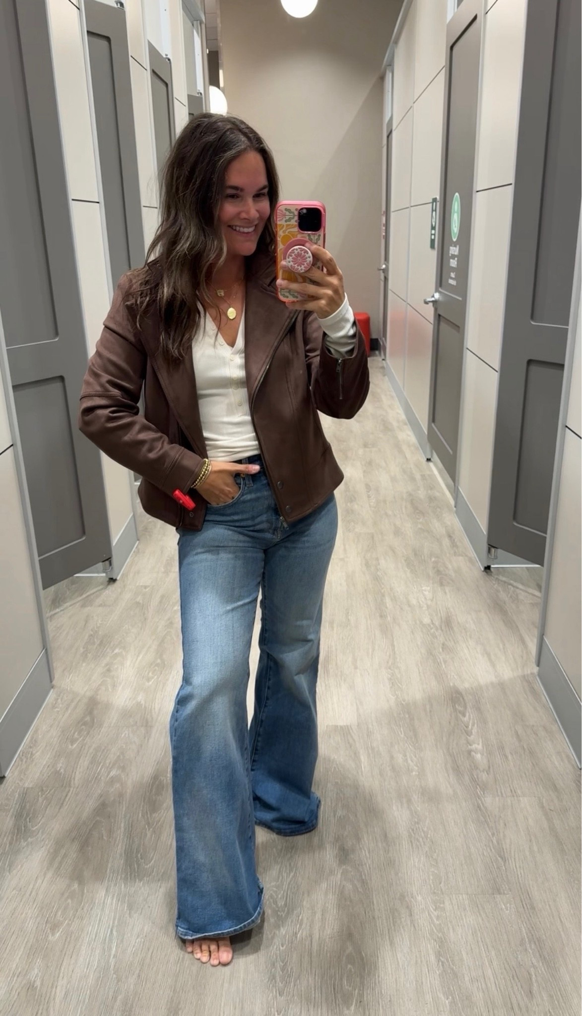 Brown leather is officially taking over my fall wardrobe! 🤎 I cannot get over how perfectly this jacket pulls the whole look together.

#LTKgrwm #LTKootd #LTKSeasonal