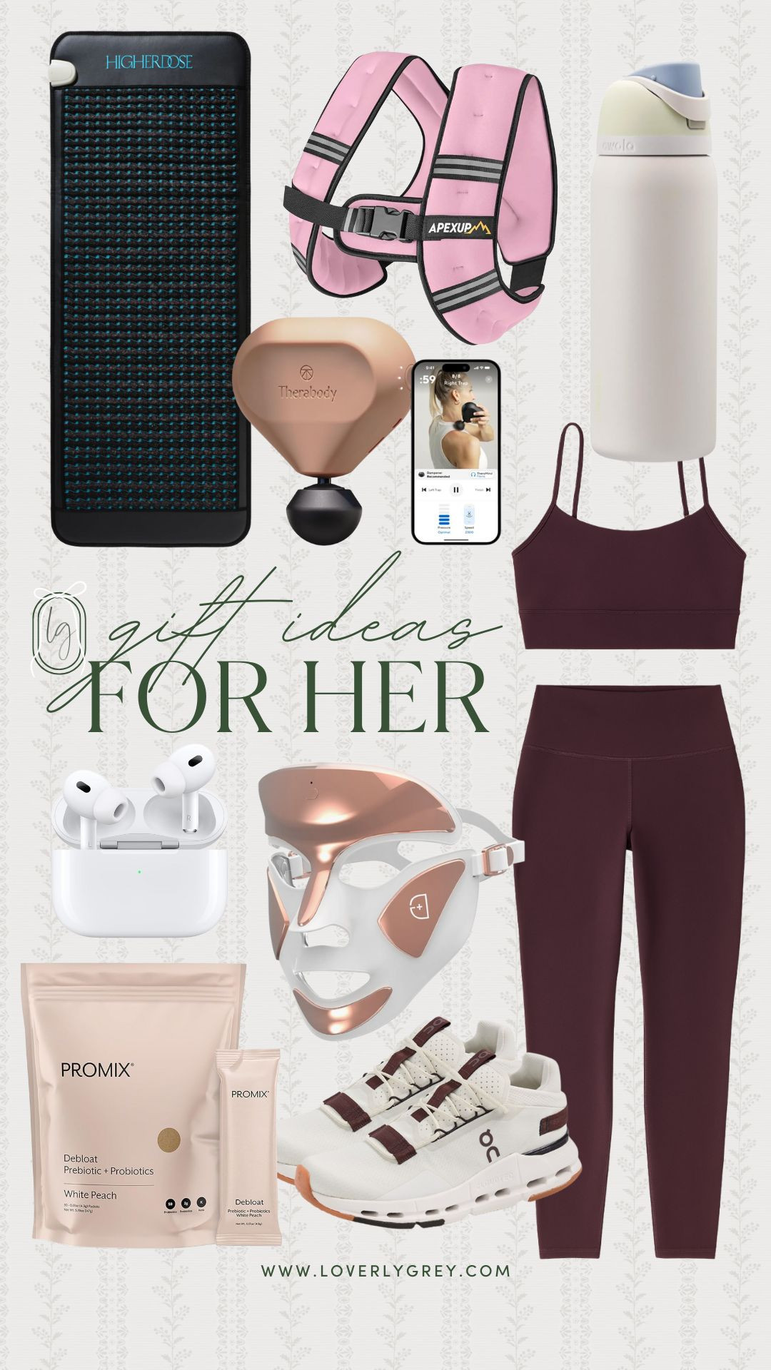 my Active Wellness Gift Guide for Her is filled with everything she needs to move, sweat, and feel her best. From chic activewear and recovery tools to wellness tech and hydration must-haves, these gifts are perfect for the fitness-loving woman on your list! 💖

#Loverly Grey #GiftGuide #ActiveWellness #FitnessGifts #GiftsForHer #WellnessGifts #HolidayGiftGuide #AthleisureStyle #WorkoutEssentials #HealthyLiving #GiftIdeas #ChristmasGifts #GiftGuide2025 

 #LTKGiftGuide #LTKHoliday #LTKActive