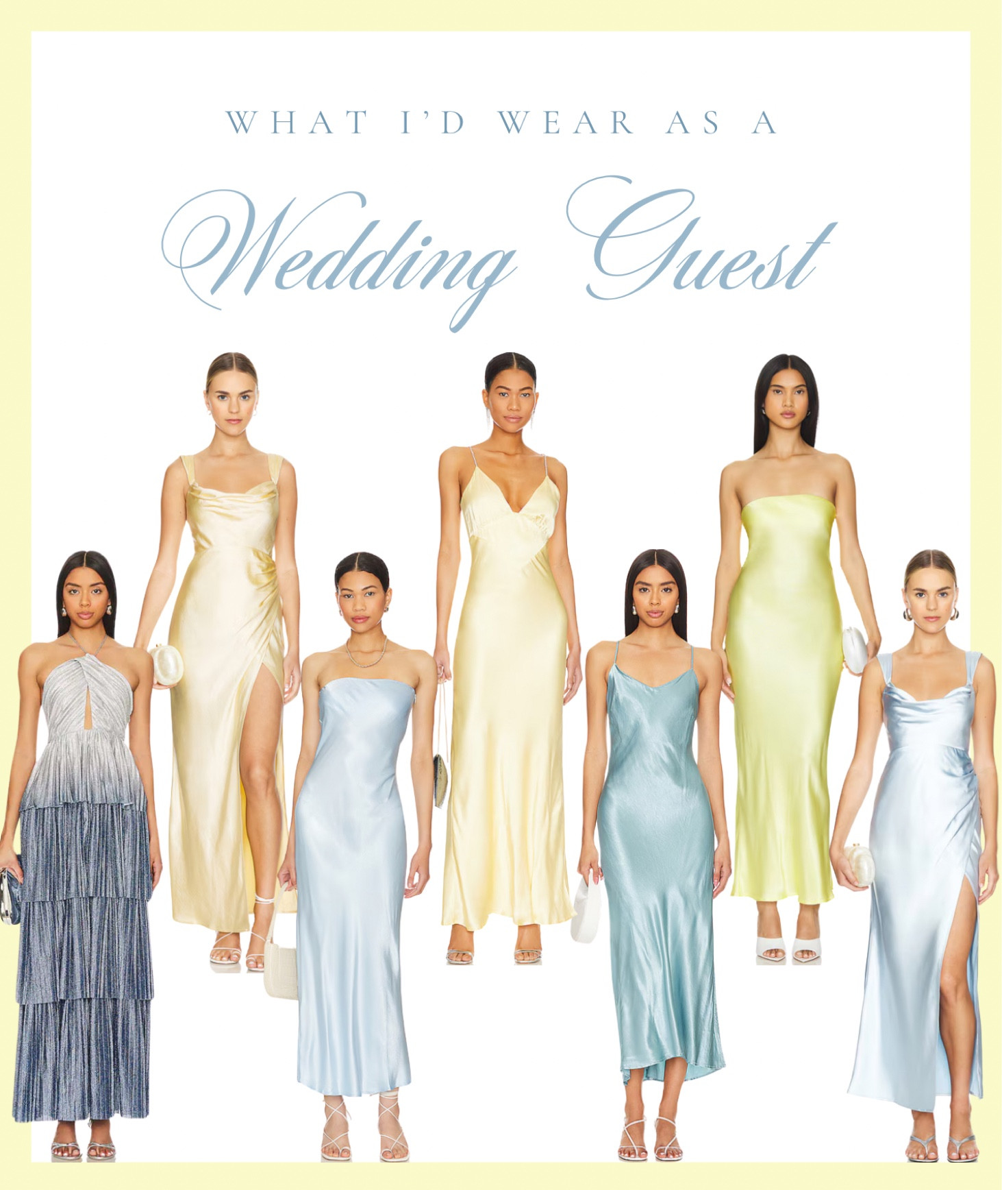 What I’d wear as a wedding guest!!! 🩵 💛 💙

LTK Wedding / LTK Wedding Guest / Wedding Guest Dress / Blue Dress / Yellow Dresss

#LTKWedding #LTKStyleTip #LTKSeasonal