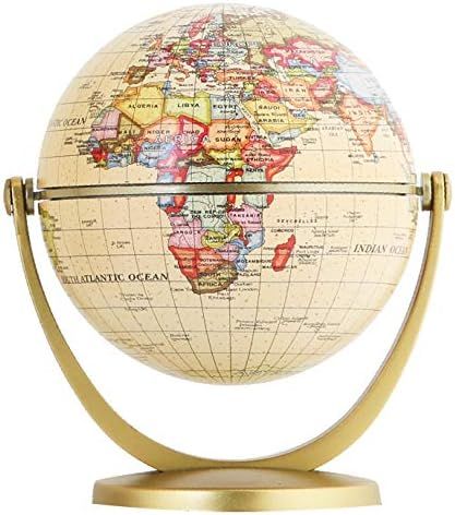 Exerz Mini Antique Globe 4-inch / 10 cm - Swivels in All Directions Educational, Decorative, Uniq... | Amazon (US)