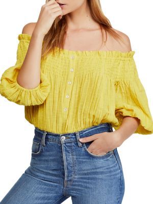 Dancing Till Dawn Off-The-Shoulder Cotton Top | The Bay