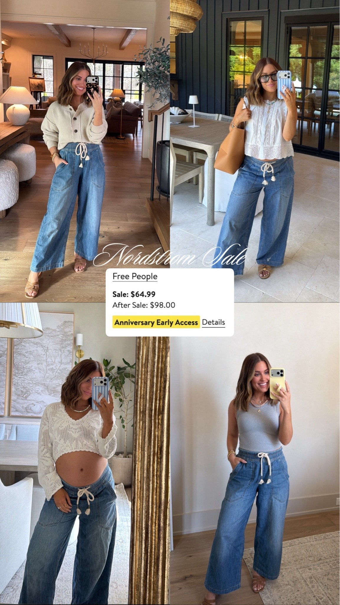 These pull on denim jeans have been a favorite of mine through summer + pregnancy! They’re currently included in the Nordstrom Anniversary Sale, over $30 off! I’m wearing an xs & they feature an elastic waistband for a comfortable fit, whether you’re expecting or not! 

Bump friendly denim || sale alert || denim sale || free people sale || summer outfits || pregnancy ||

#LTKootd #LTKSaleAlert #LTKSeasonal