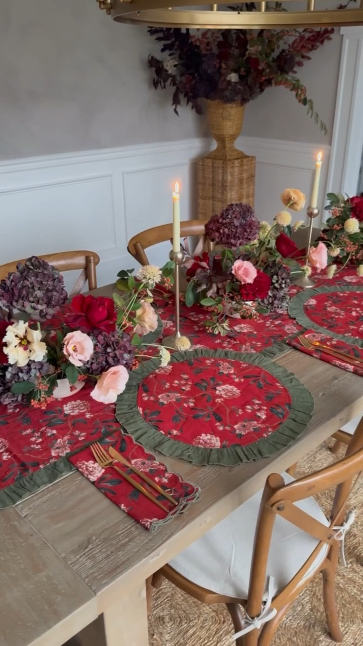 In case some holiday tablescape inspo is needed - these pieces are perfect for all your holiday hosting! 

#LTKHome #LTKSeasonal #LTKHoliday