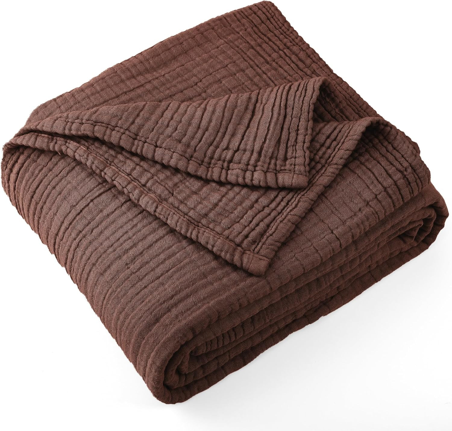 Carriediosa 100% Cotton Muslin Throw Blanket 50" X 70" Throw XL Size，4-Layers Summer Gauze Thro... | Amazon (US)