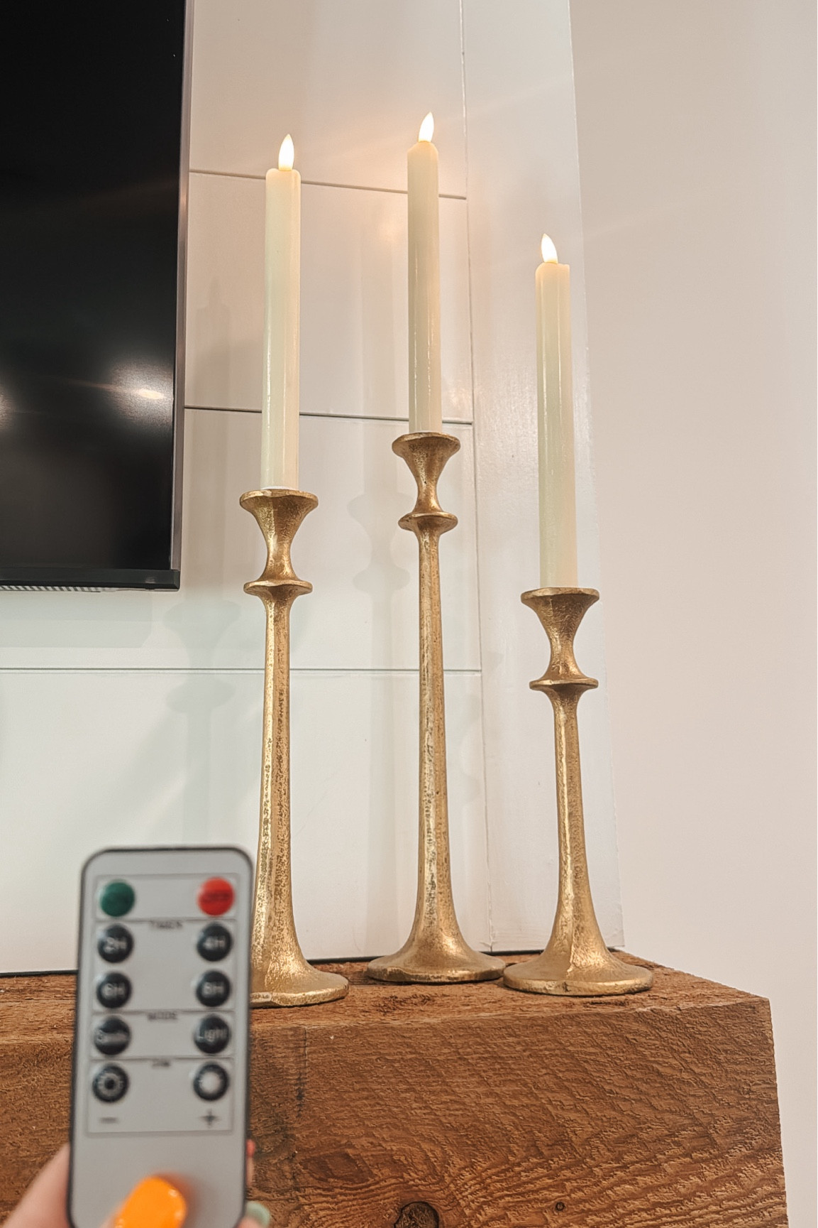 The quality of these candlesticks is SO good + they’re so pretty!!! I love that these candles are battery operated + remote controlled too 👏🏽✨

#LTKU #LTKFindsUnder50 #LTKSaleAlert