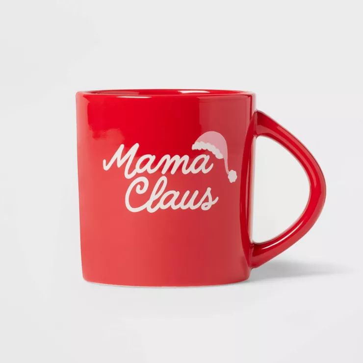 16oz Stoneware Christmas Mama Claus Mug - Wondershop™ | Target