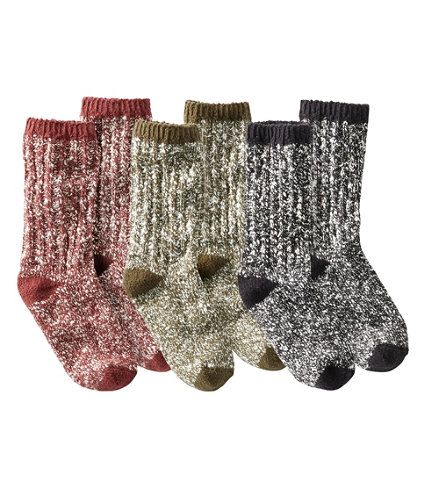 Adults' Cotton Ragg Sock, Three-Pack Gift Set | L.L. Bean