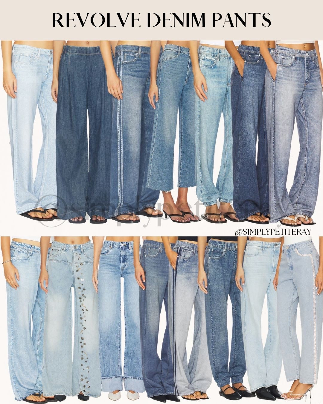 I am obsessed with these Revolve denim styles for an effortlessly chic look! From ultra-wide legs and unique button details to classic straight-leg cuts, there is a perfect pair for every vibe. 👖✨

I love the variety of washes, from vintage light blues to deep indigos. These jeans are absolute must-haves for creating a polished and modern aesthetic that transitions perfectly from day to night! 💙👠

#RevolveMe #DenimStyle #JeansOOTD #FashionFinds #WideLegJeans #SpringStyle #DailyLook #ChicAesthetic