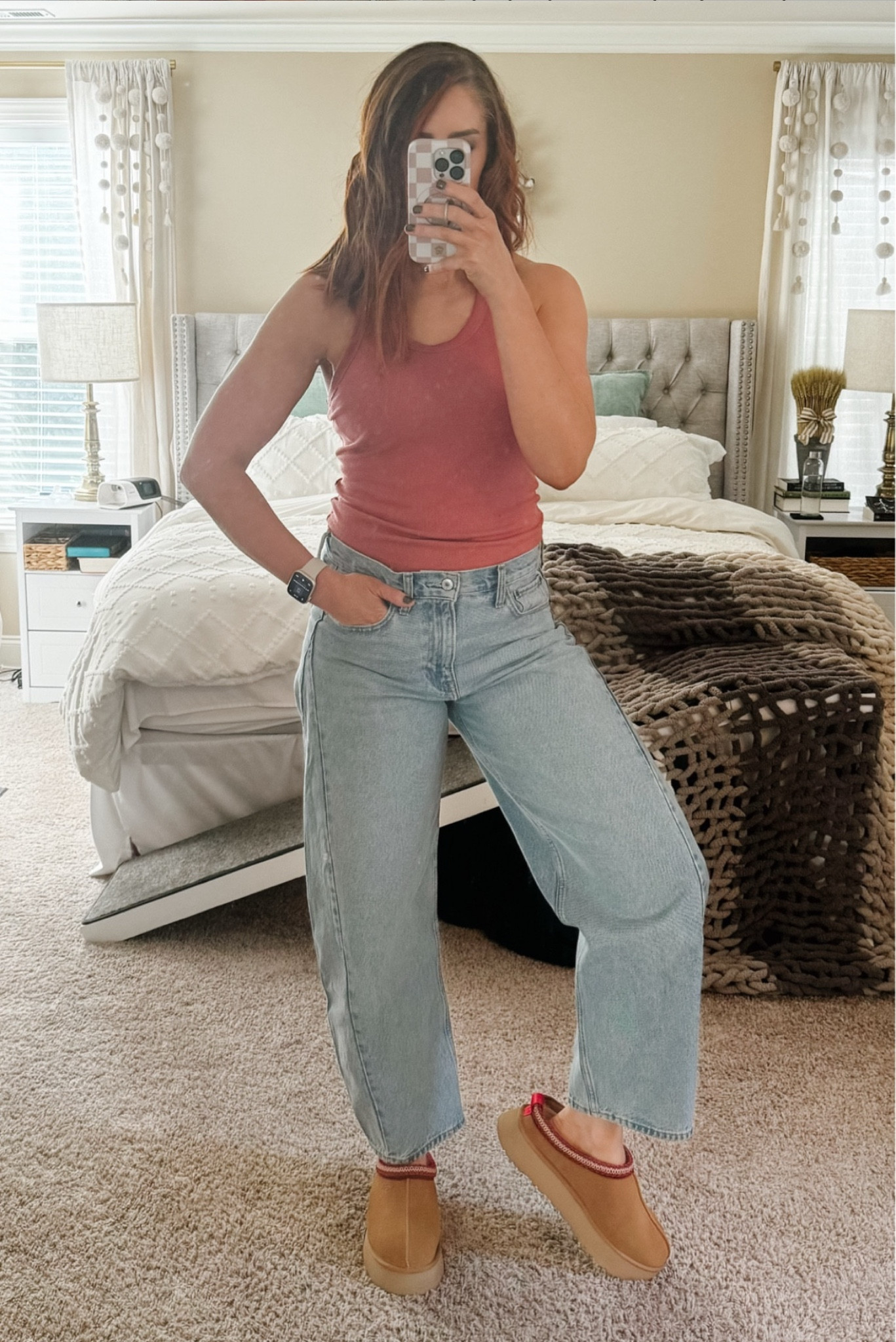 Today’s casual cute work from home fit! 

Old navy cropped tank - M Tall
Abercrombie Barrel Jeans - Size 29 Long
Ugg Tazz Slippers - Size 11

Abercrombie fashion | Old Navy Fashion | Tall sizes | ShopBop Fashion | Uggs Slippers | | tall girl fashion | size 8 fashion | size 8 | Tall girl outfit | tall girl fashion | midsize fashion size 8 | midsize | tall fashion | tall women | fall outfit ideas | casual cute outfits | fashion over 35

#tallwomenfashion #tallgirlfashion #tallfashion #runningerrands #workfromhome #fitcheck 


#LTKShoeCrush #LTKFindsUnder100 #LTKStyleTip