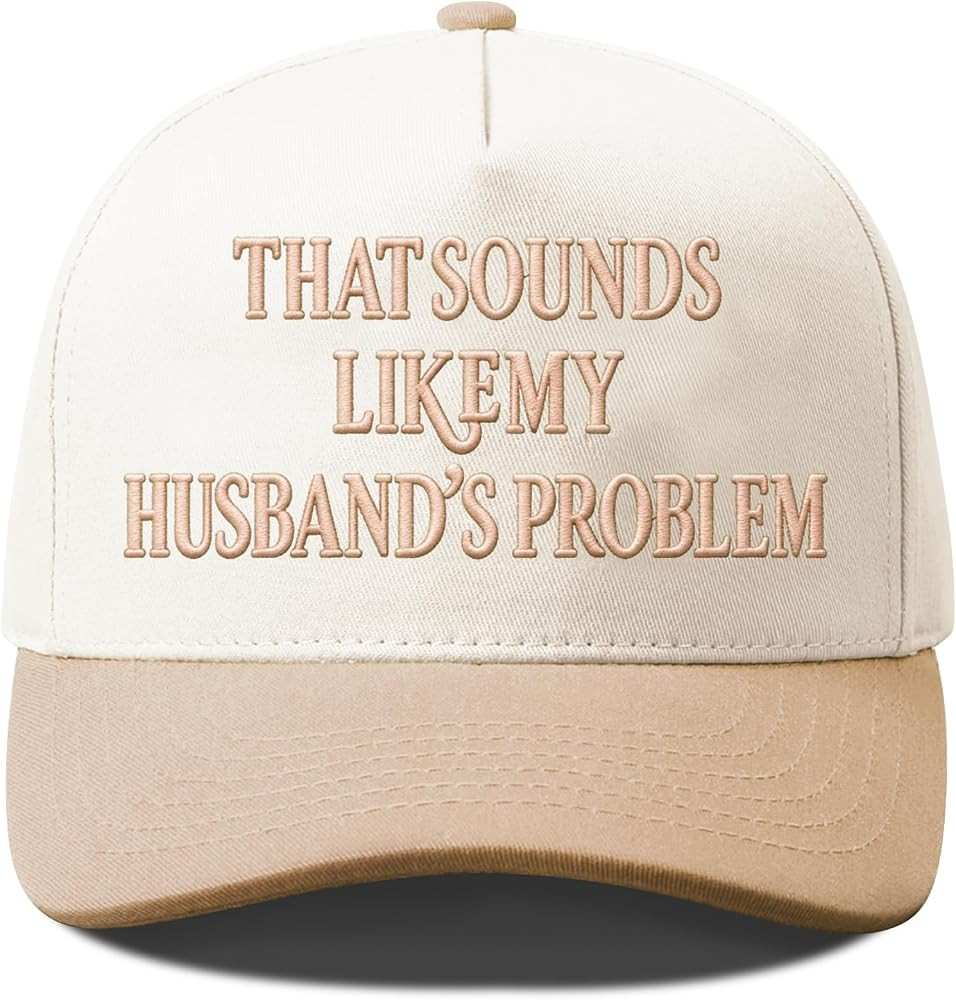 Put It On My Husband's Tab Funny Trucker Hats Women Vintage Adjustable Baseball Cap Embroidery Fa... | Amazon (US)