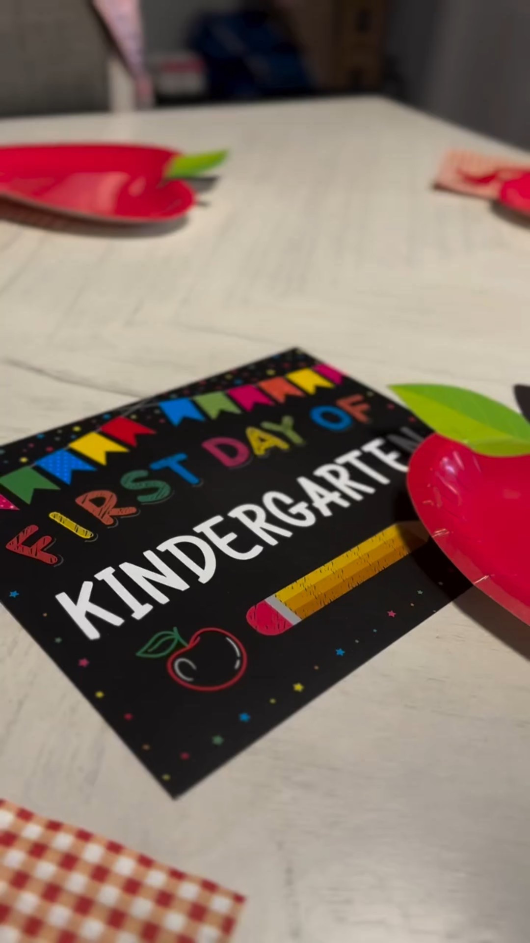 We are onto our next adventure 📚🍎✏️

#firstdayofschool❤️ #kindergarten #school #backtoschool #backtoschoolshopping #firstday