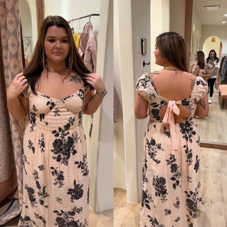 Tried this dress on at free people yesterday and I didn’t purchase but haven’t stopped thinking of it! It would be perfect for a spring/summer event or wedding. Wearing it in a medium here!
Midsize dresses
Spring midi dresses
Free people dress
Wedding guest dress

#LTKSeasonal #LTKwedding #LTKcurves