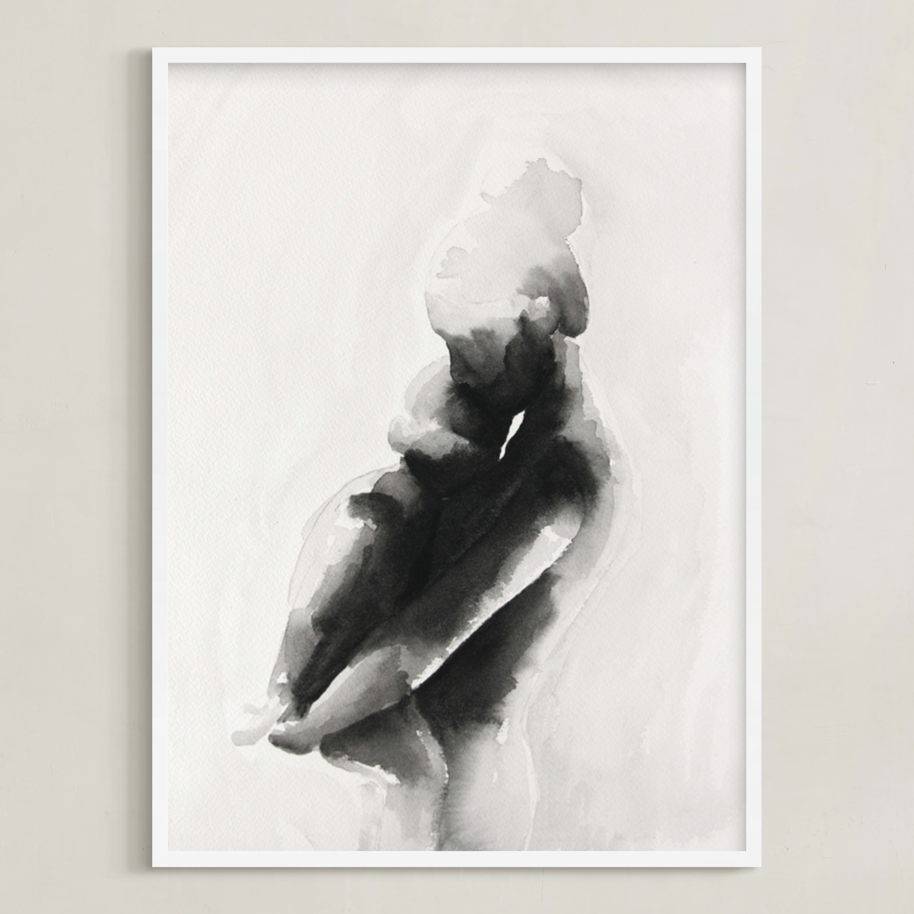 "mother embrace" - Painting Limited Edition Art Print by Kate Ahn. | Minted