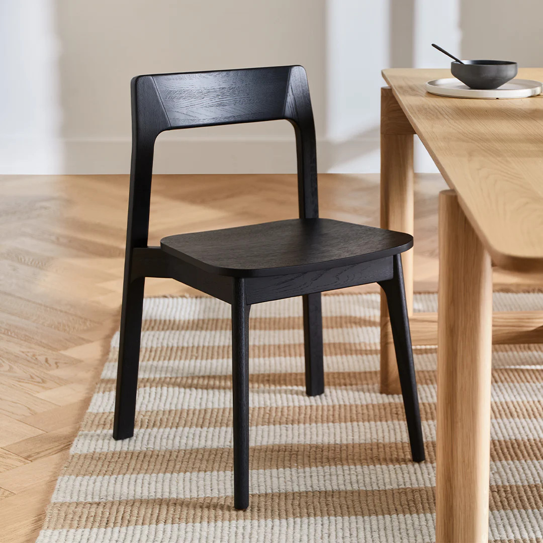 Gusfa Stackable Dining Chair - Black | Article