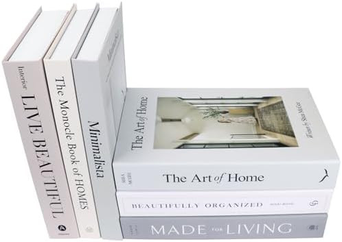 6 Pcs Decorative Books for Home Decor, Fake Books Aesthetic Bookshelf Decor for Living Room Offic... | Amazon (CA)