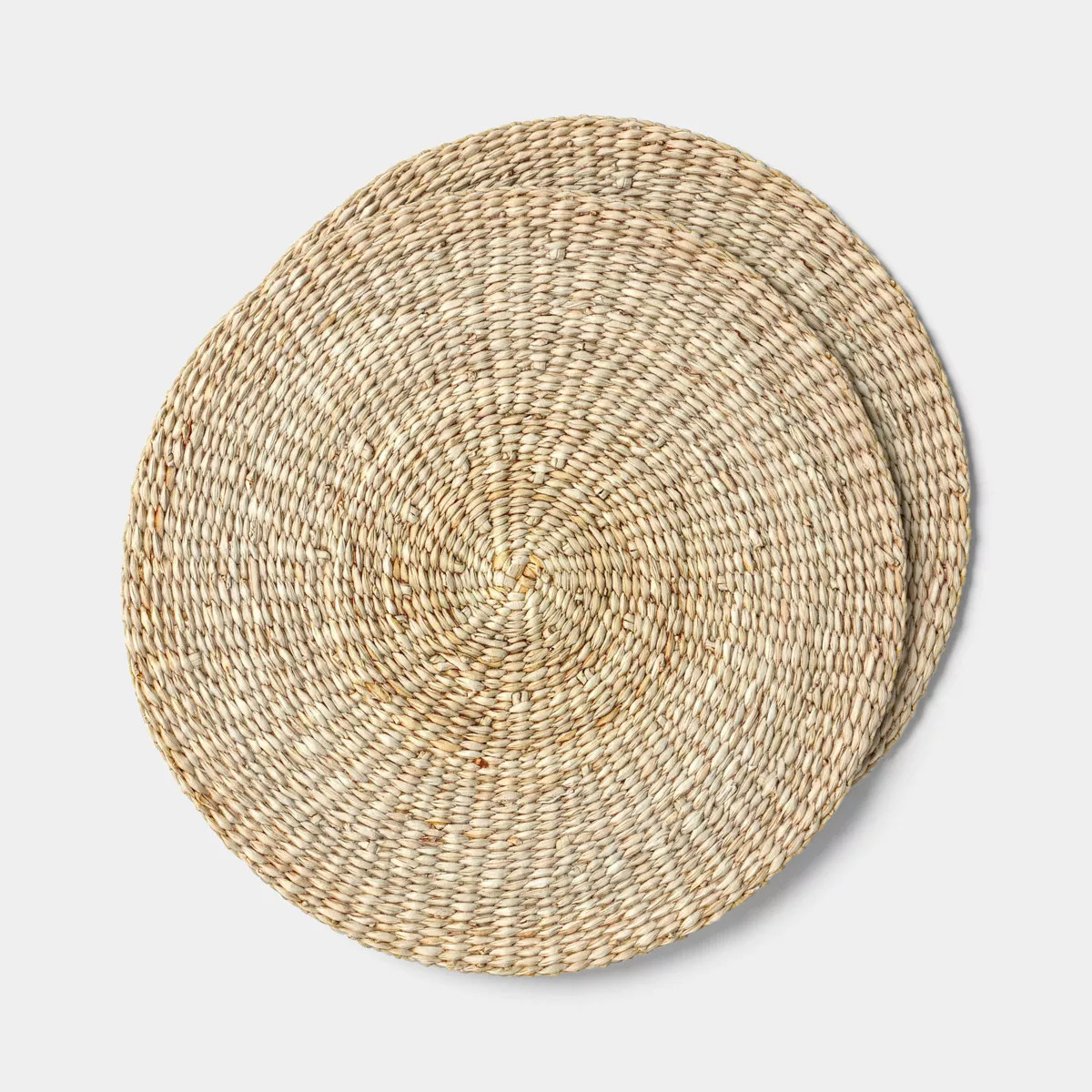 2pk Seagrass Natural Woven Charger - Threshold™ | Target