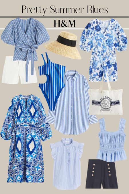 H&M summer finds - pretty summer blues, coastal outfits, beach outfits, summer outfits 

#LTKSeasonal #LTKunder50 #LTKstyletip