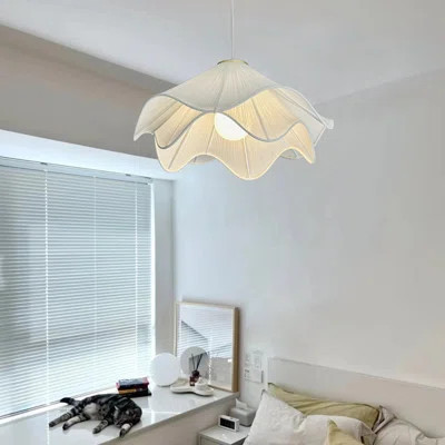 Canek 1 - Light Dimmable Geometric Fabric Pendant | Wayfair North America