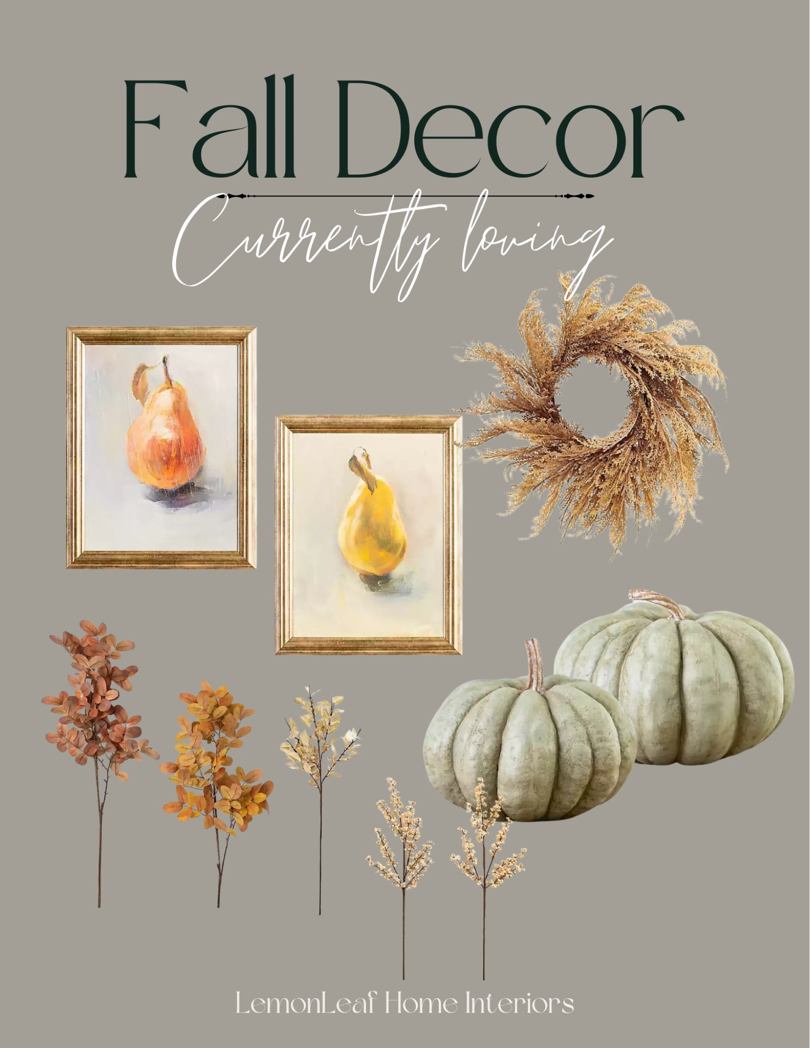 New finds for Fall home decor. Pumpkins, stems, and I love these pear prints that come in two colors 



#LTKhome #LTKSeasonal #LTKstyletip
