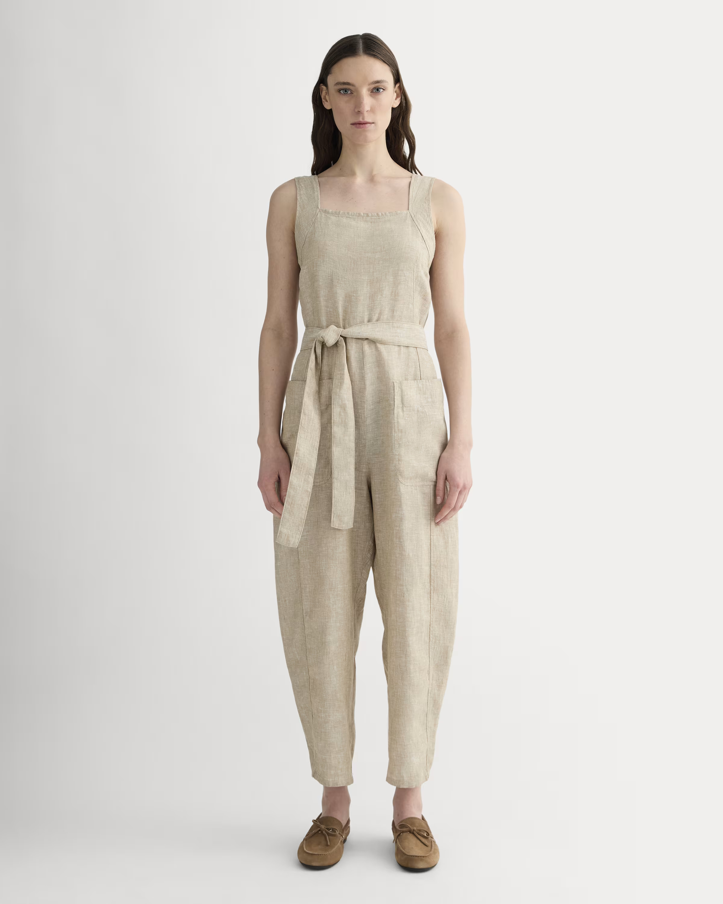 The Utility Coverall in Linen | Everlane