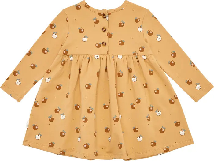 Golden Apples Organic Cotton Dress & Solid Leggings Set | Nordstrom