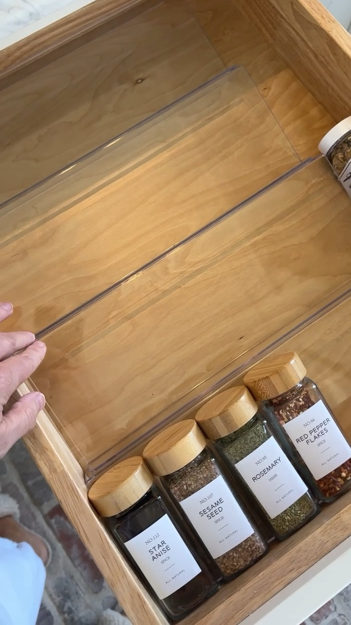 Kitchen organization is my forte! Love these acrylic organizers and if you’ve been around for a while you know how important having aesthetic packaging is to me- these spice jars and labels are a must!

#LTKHome #LTKmomlife #LTKdayinmylife
