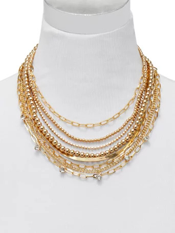 layered chain necklace | New York & Company