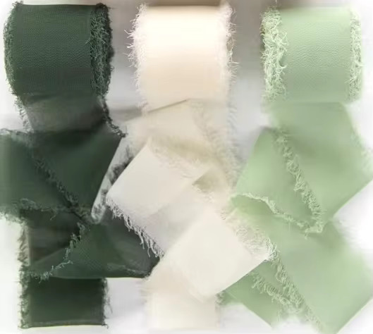 Fitas chiffon multicoloridas para convites de casamento, buquês nupciais, caixas de presente, de... | Ali Express BR