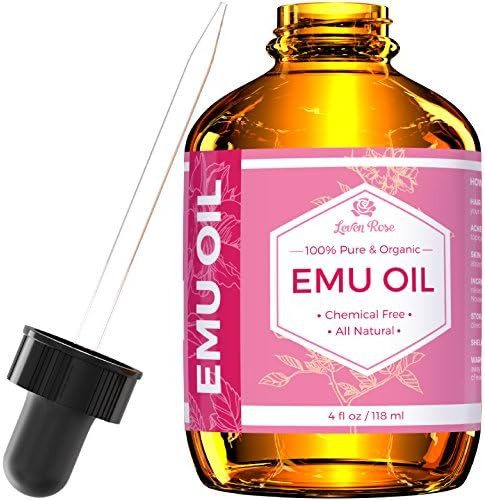 Emu Oil by Leven Rose, 100% Pure Natural Hair Strengthener Scar Minimizer Anti Aging Skin Moistur... | Amazon (US)