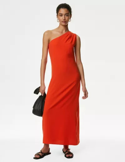 One Shoulder Midaxi Bodycon Dress | Marks & Spencer (UK)