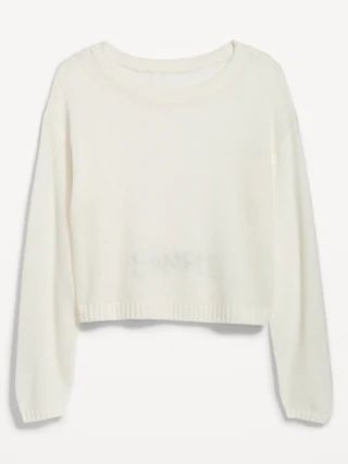 Sheer Boat-Neck Sweater for Women | Old Navy (US)