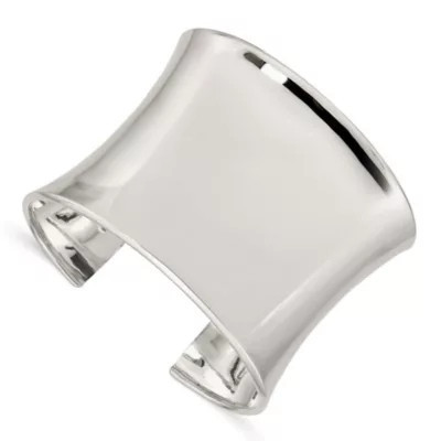 Luxury Giftware by Jere Sterling Silver 50mm Cuff Bangle Bracelet | Belk