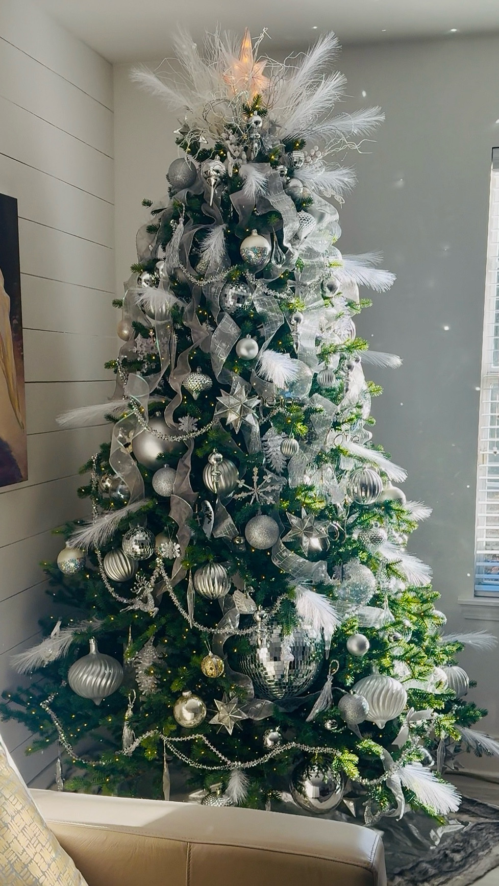 When silver is the theme for one of your trees you don’t really realize that the time of the day can effect the color: warm vs cool 

Which do you prefer? For some of this look check out link on my #LTK in bio. #ad 

#redneckrhapsody #rhapsodyville #silverchristmastree #christmastreedecorating #christmastree #christmasiscoming🎄 #christmasinspo #christmasishere #ltkholidaystyle 

#LTKSeasonal #LTKFindsUnder50 #LTKHoliday