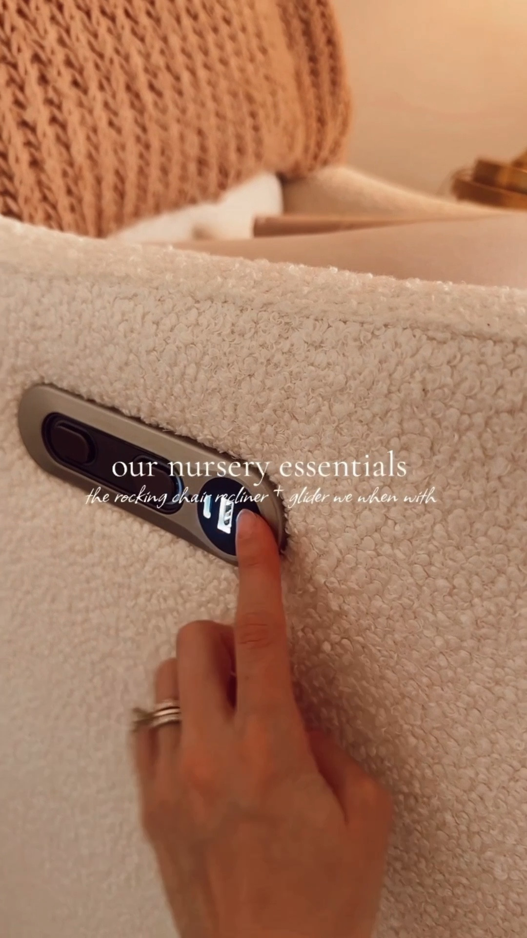 Linking different nursery swivel rocking chairs - this one is under $590, certified with organic materials and wood, stain resistant, has a usb charging cord station, and it reclines and swivels! Sign me up 🙌🏻🤍🍼👶🏼

spent weeks looking for a nursery glider that was stylish, neutral, and actually comfortable... and I finally found it.

This one's from target, under $590, and it's truly a hidden gem. It ships fast, comes in multiple colors, and feels way more expensive than it is.

rocking, feeding, snuggling - and it's held up beautifully.

I linked it on my LTK so you can grab it before it sells out again!
#momlife #nurseryfinds #babyregistrymusthaves #rockingchairdupe #Itkhome #walmartfinds #nurseryinspo #momtok #firsttimemom #babyessentials #modernnursery #Itkbaby

#LTKmomlife #LTKBump #LTKBaby