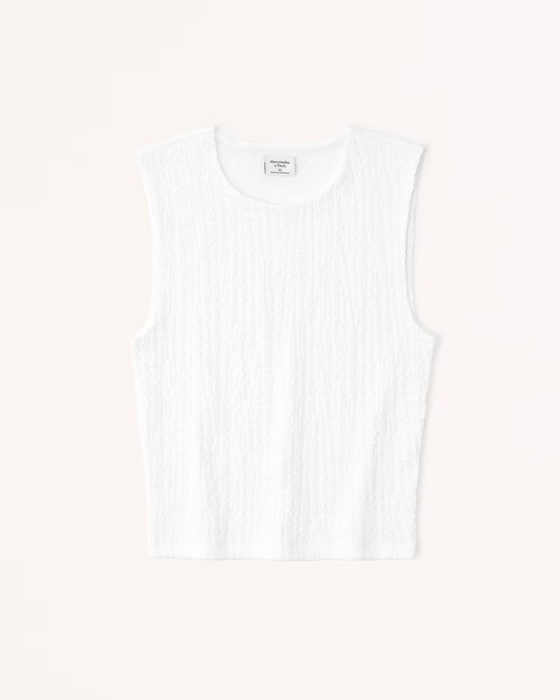 Textured Shell Top | Abercrombie & Fitch (US)