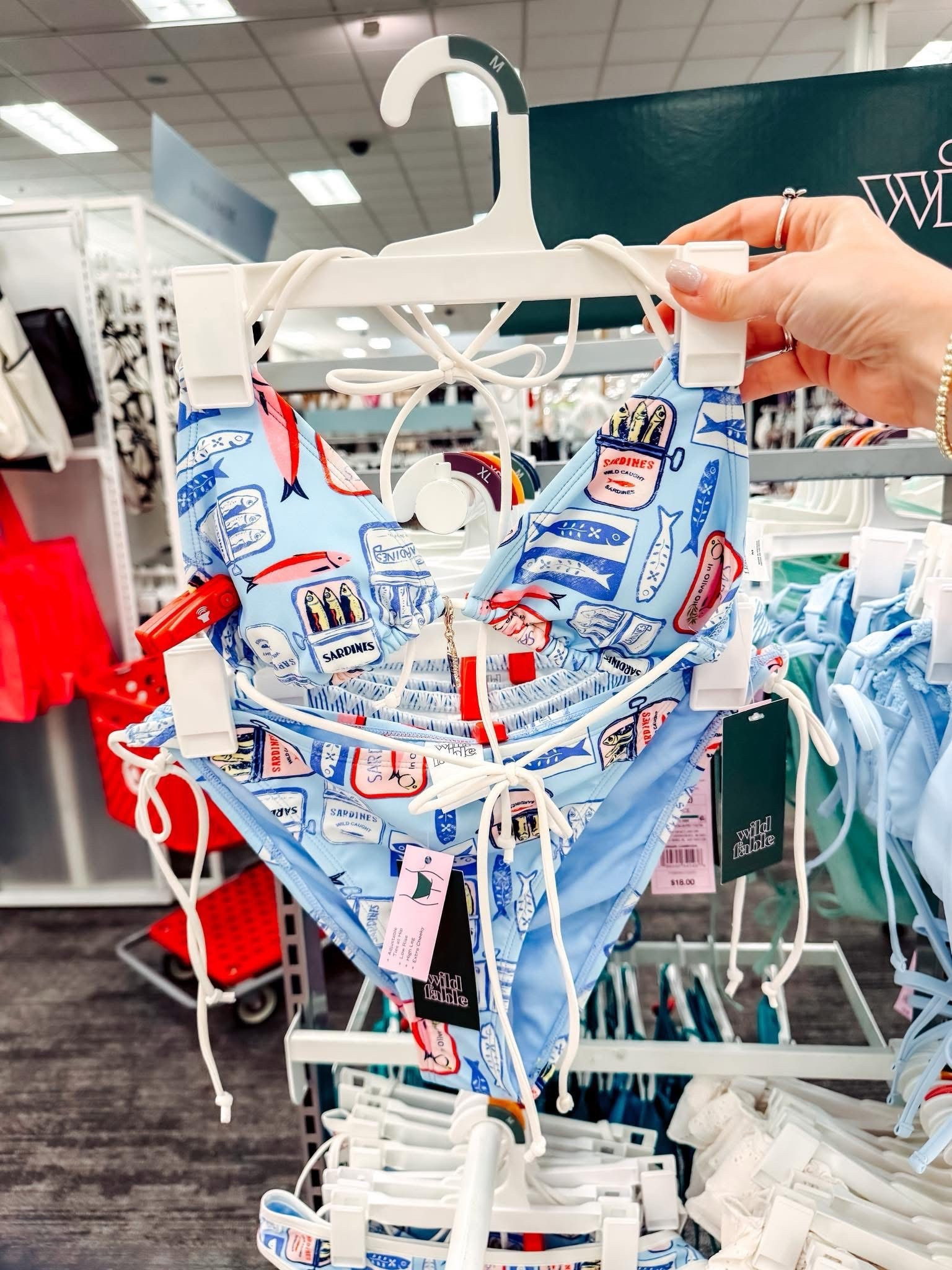 Target has some really cute bathing suits right now!! I am OBSESSED with this sardine print 😍😍

#target #targetfinds #bathingsuits #bikiniseason #bikini #sardine

#LTKSwim #LTKFestival #LTKSeasonal
