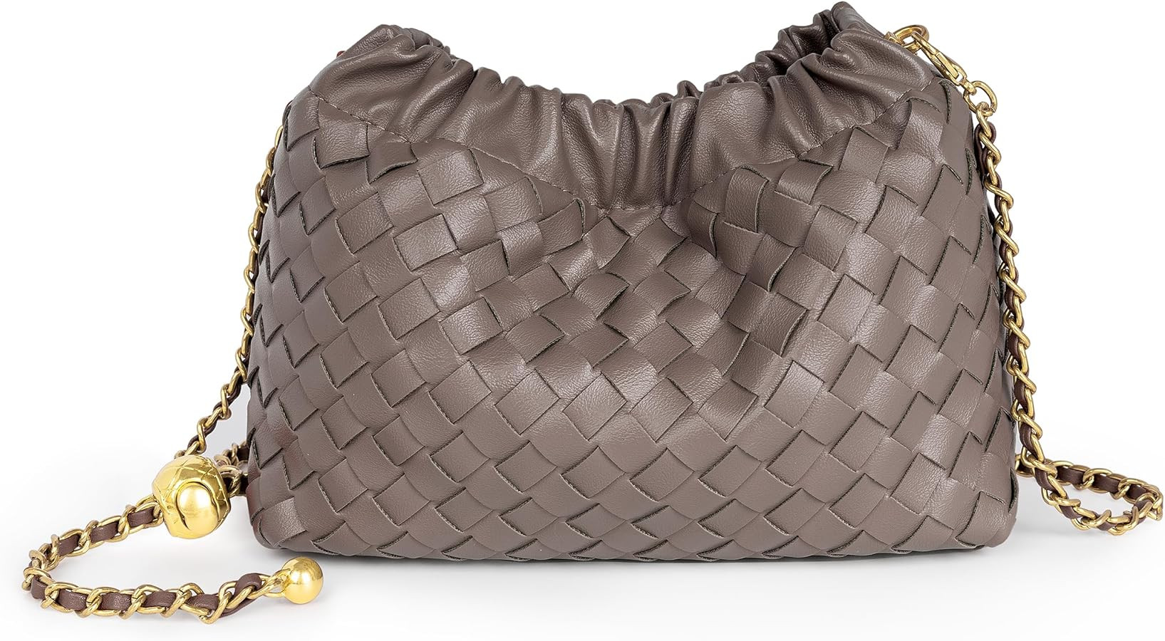 Joryin Woven Women's Crossbody Bag & Evening Purse, Trendy Dumpling Clutch & Hobo Cloud Shoulder ... | Amazon (US)