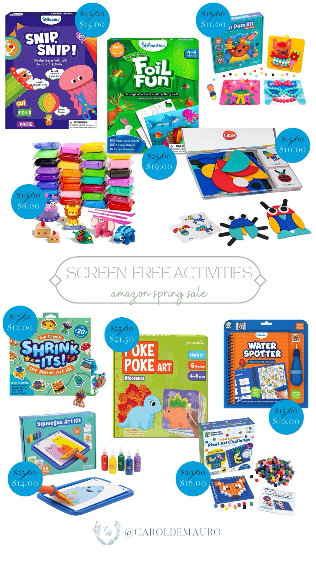 Score amazing deals on these screen-free essentials during the Amazon Spring Sale to keep your little ones creatively occupied. From mess-free water art to hands-on building sets, these activities are the perfect way to encourage learning and play all spring long!

screen free activities, kids toy, toddler activities, play based learning, life with toddlers, sensory play, summer vibes, creator favorites 2026

#LTKKids #LTKSeasonal #LTKSaleAlert