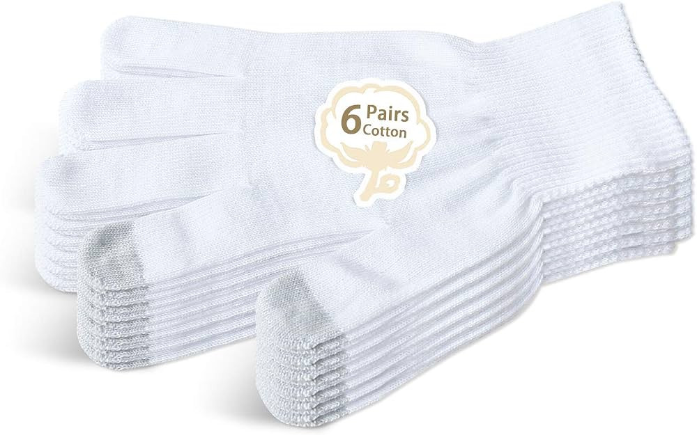 Evridwear Unisex Moisturizing Cotton Gloves with Touchscreen Fingertips for Eczema Beauty Cosmeti... | Amazon (US)