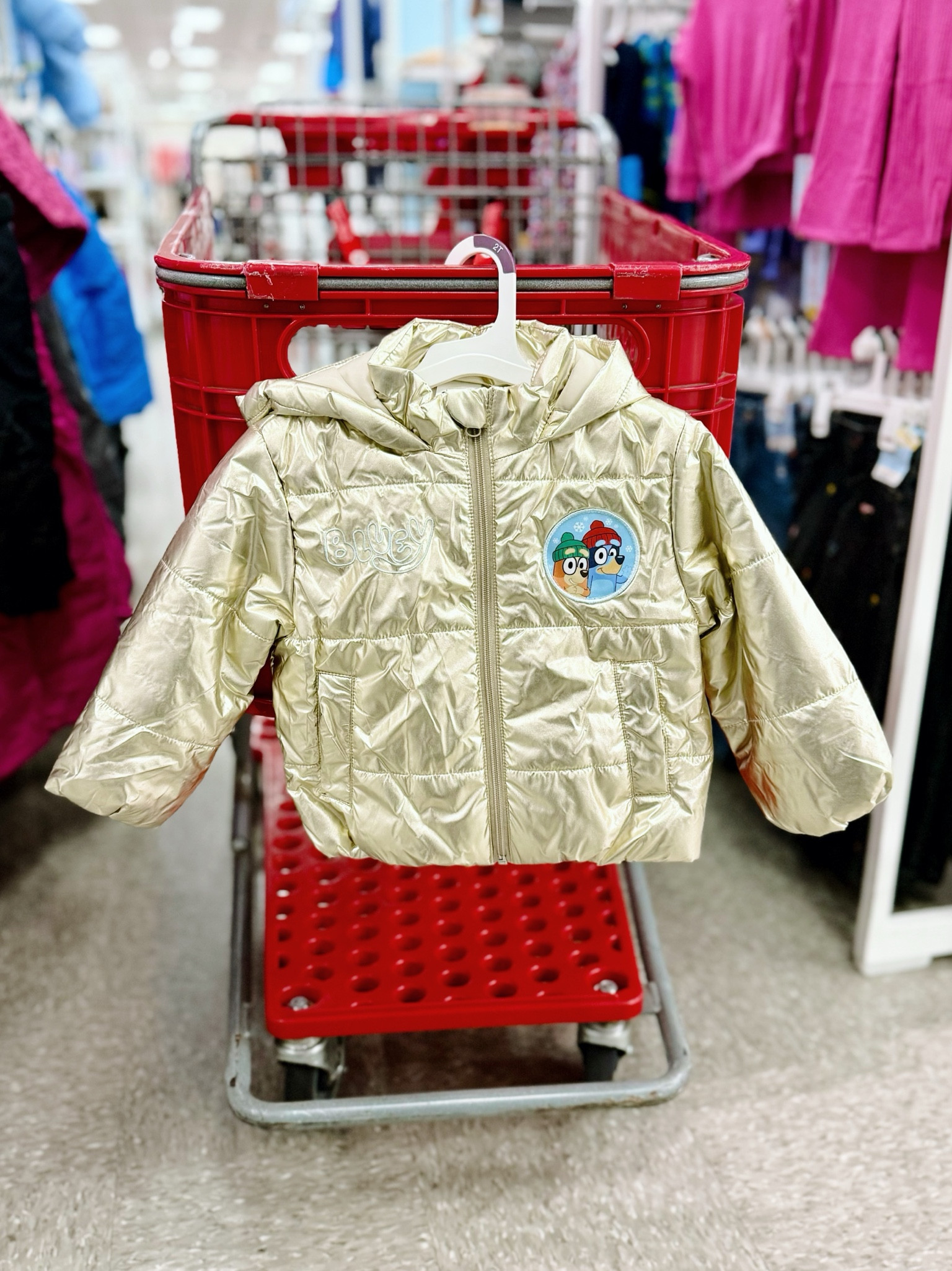 Toddler Girls Bluey Puffer Jacket 30% OFF

#LTKSaleAlert #LTKKids #LTKSeasonal