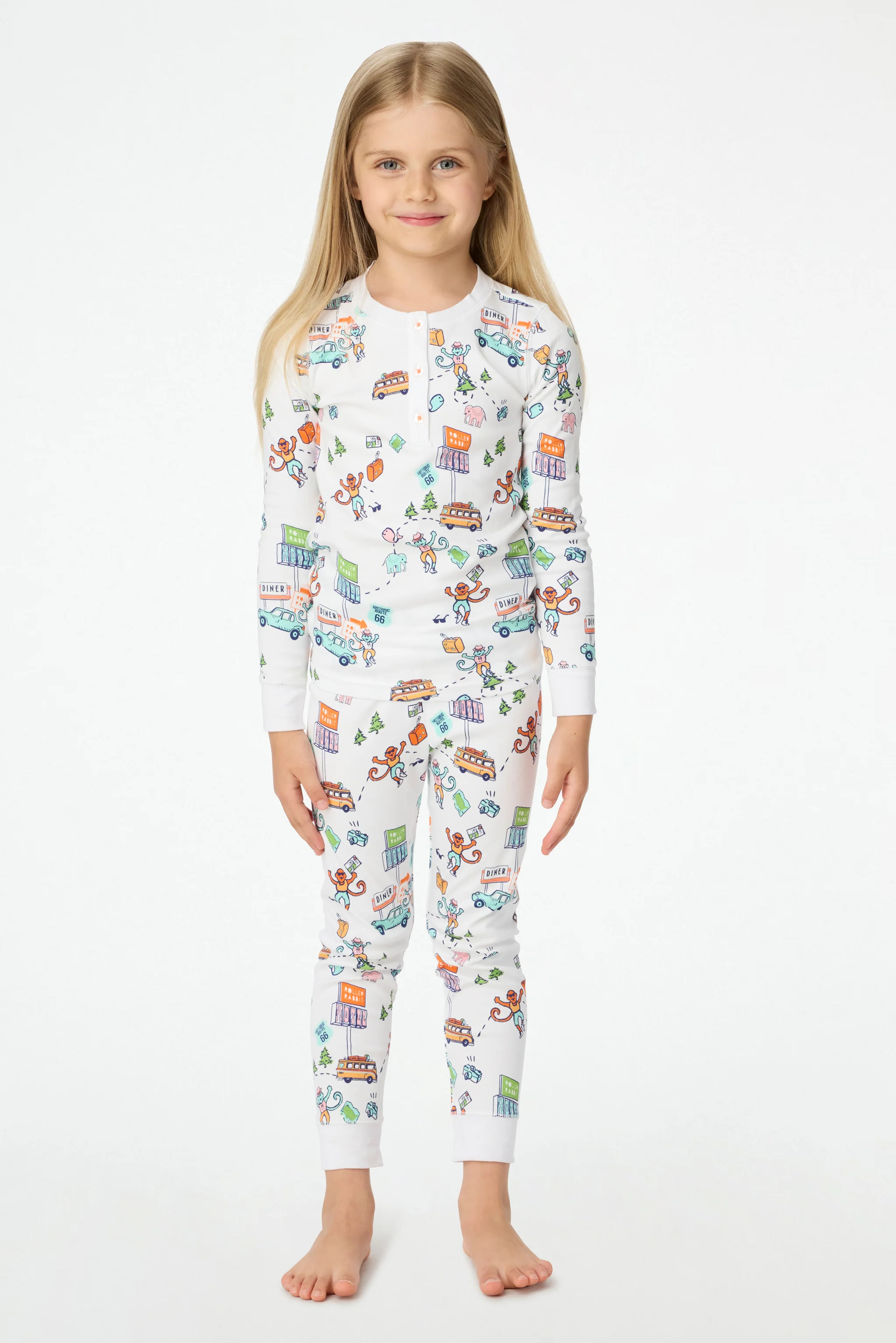Kids On The Road Pajamas | Roller Rabbit | Roller Rabbit
