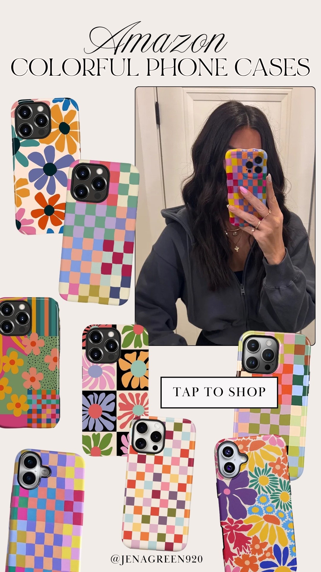 Amazon Colorful Phone Cases | Checkered Phone Case | Spring Phone Case

#LTKootd #LTKSeasonal