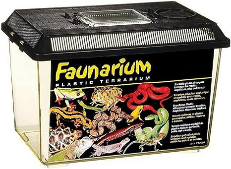 Exo Terra Faunarium, Plastic Reptile Terrarium, Medium, PT2260 | Amazon (US)