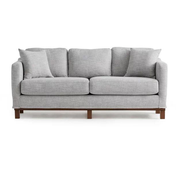 Gap Home Upholstered Wood Base Sofa, Gray | Walmart (US)