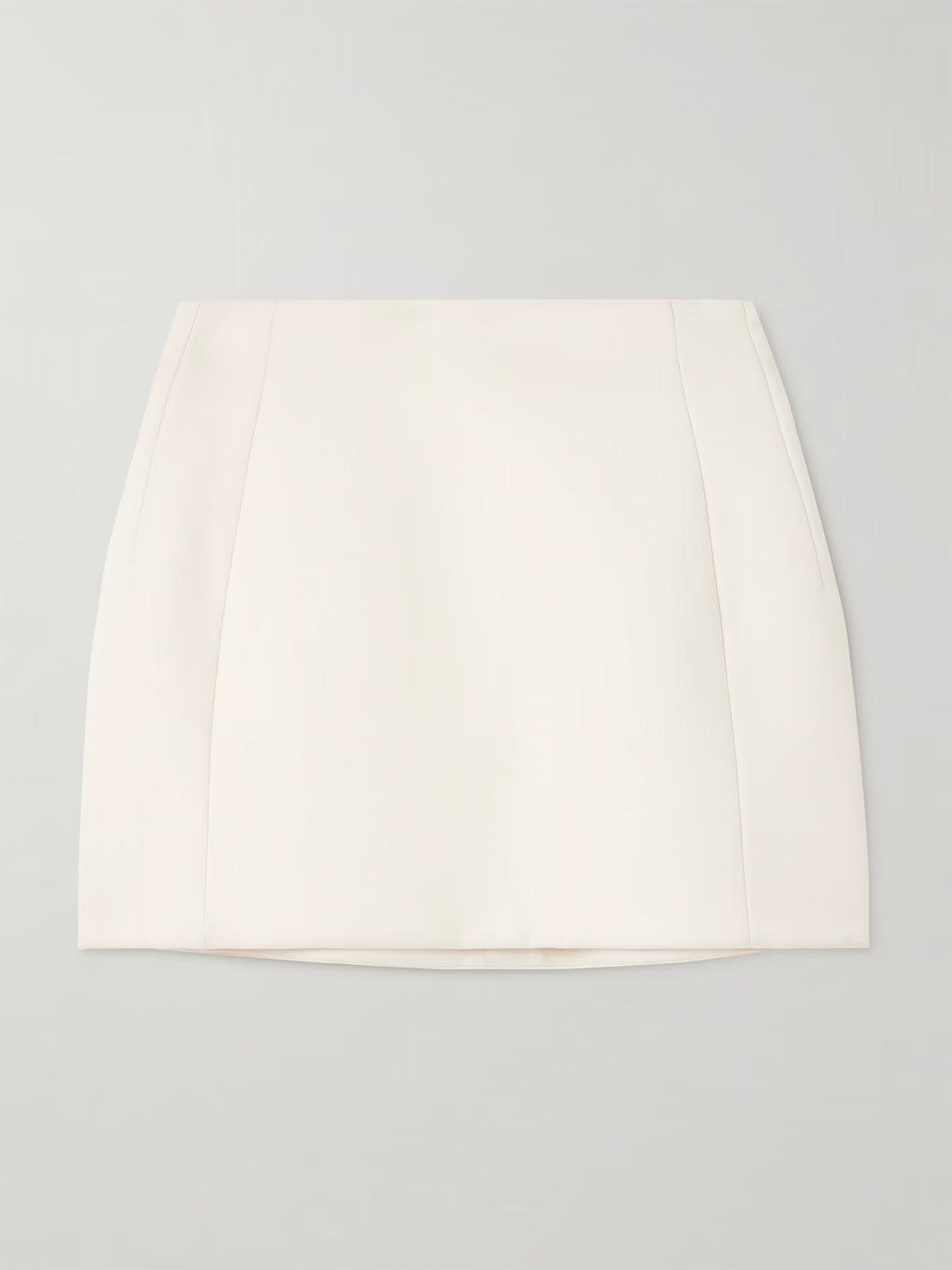 WARDROBE. NYC - + Rhw Twill Mini Skirt - Ivory | NET-A-PORTER (US)