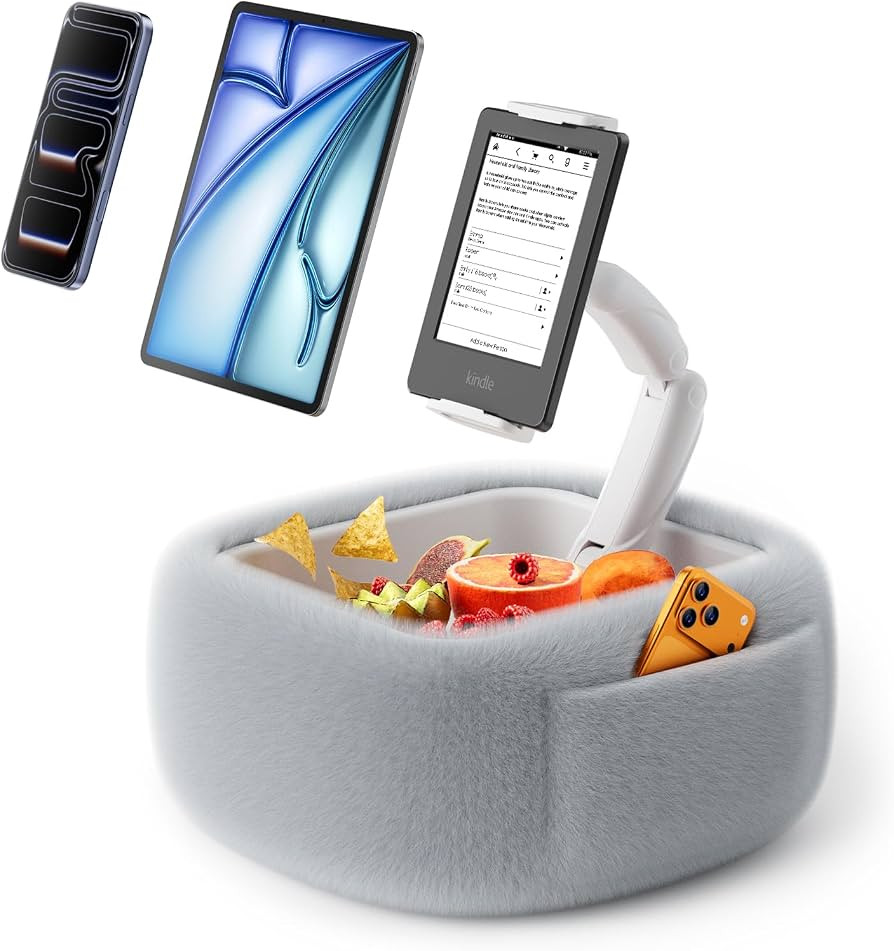 LULULOOK Tablet Pillow Stand, Compatible with iPad, iPhone and 4.7-14.6\u201dTablet, 360\u00b0 Ad... | Amazon (US)