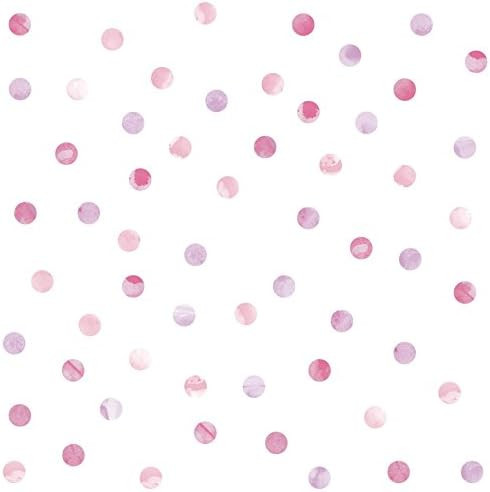 WallPops DWPK2466 Watercolor Dots Wall Art Kit, Pink | Amazon (US)