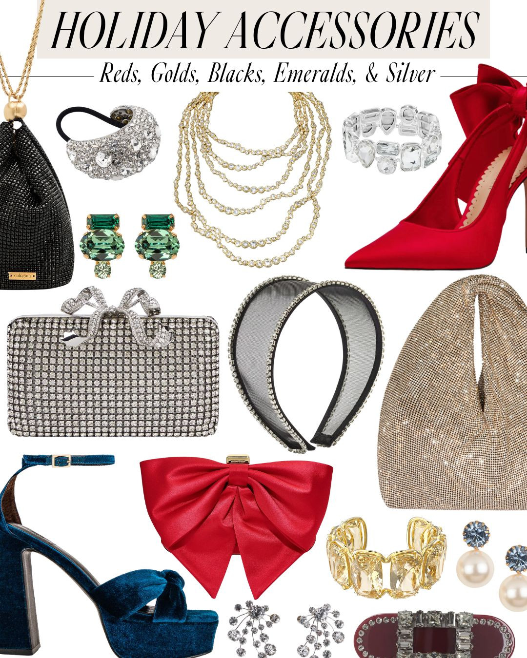 If you’re looking to jazz up your holiday basics, these holiday accessories are the easiest way to turn any outfit into a major moment. From metallic heels and jeweled bows to velvet clutches, statement earrings, and crystal-encrusted everything — these pieces add instant sparkle to every look.

Whether you’re styling a simple black dress or your favorite winter whites, these accessories will take you from family photos → cocktail parties → NYE with zero effort.
Everything is linked + shoppable on jcathell.com ✨🛍️

#HolidayAccessories #HolidayStyle #HolidayOutfits #HolidayPartyStyle #ChristmasStyle #NYEOutfit #HolidayWardrobe #HolidayFashion #StatementAccessories #JeweledAccessories #VelvetSeason #PartyStyle #JCathell

#LTKCyberWeek #LTKHoliday

#LTKOver40 #LTKHoliday #LTKCyberWeek