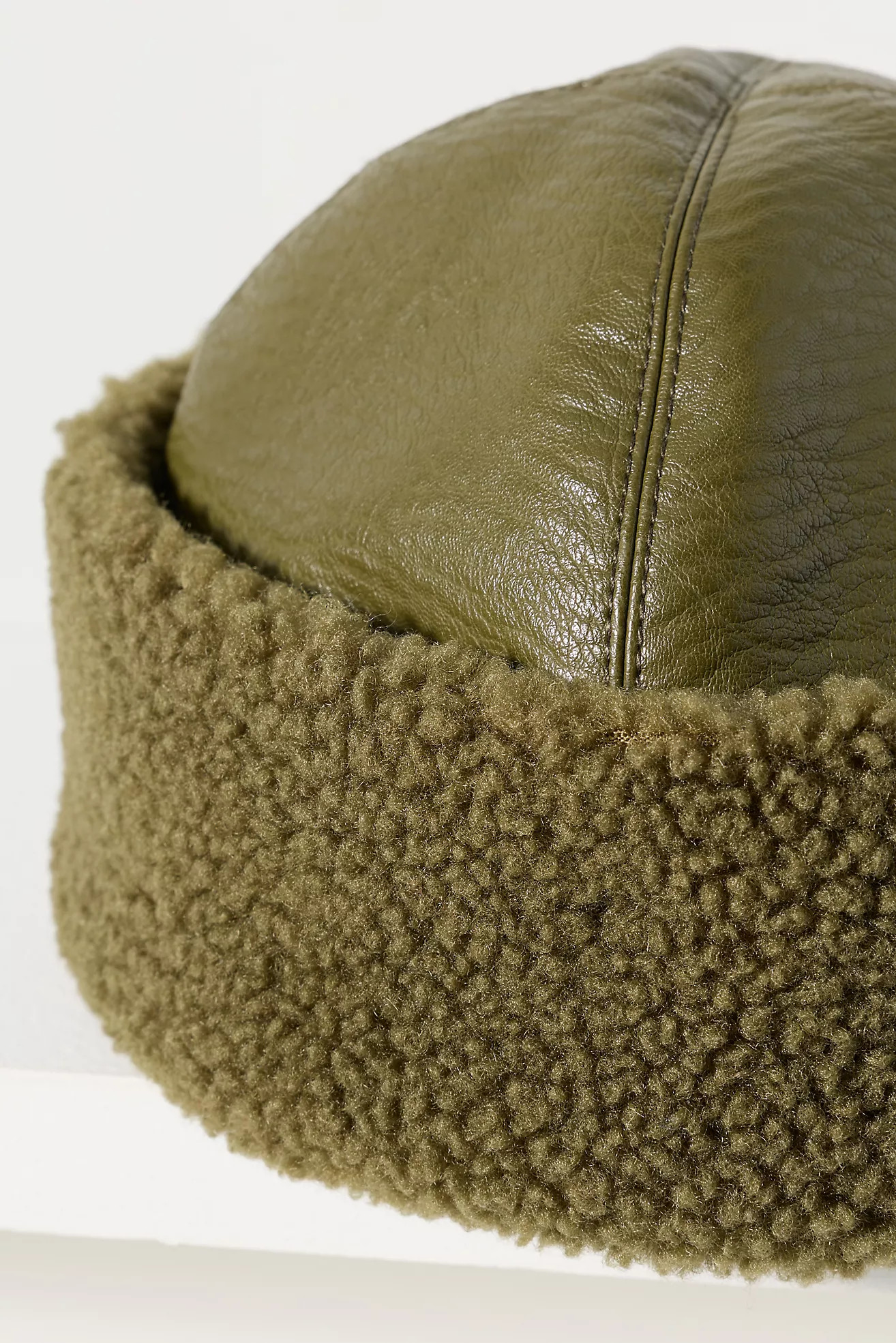 Baum und Pferdgarten Louise Faux Leather Cuffed Hat | Anthropologie (US)